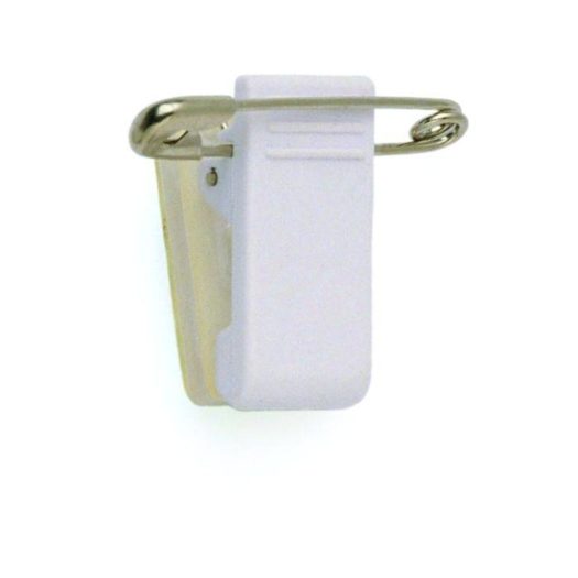 Clip Autoadhesivo plástico + alfiler