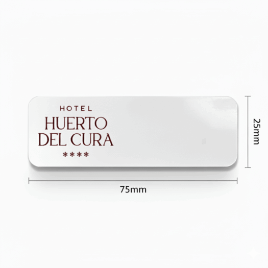 Estándar Rectangular 75x25mm