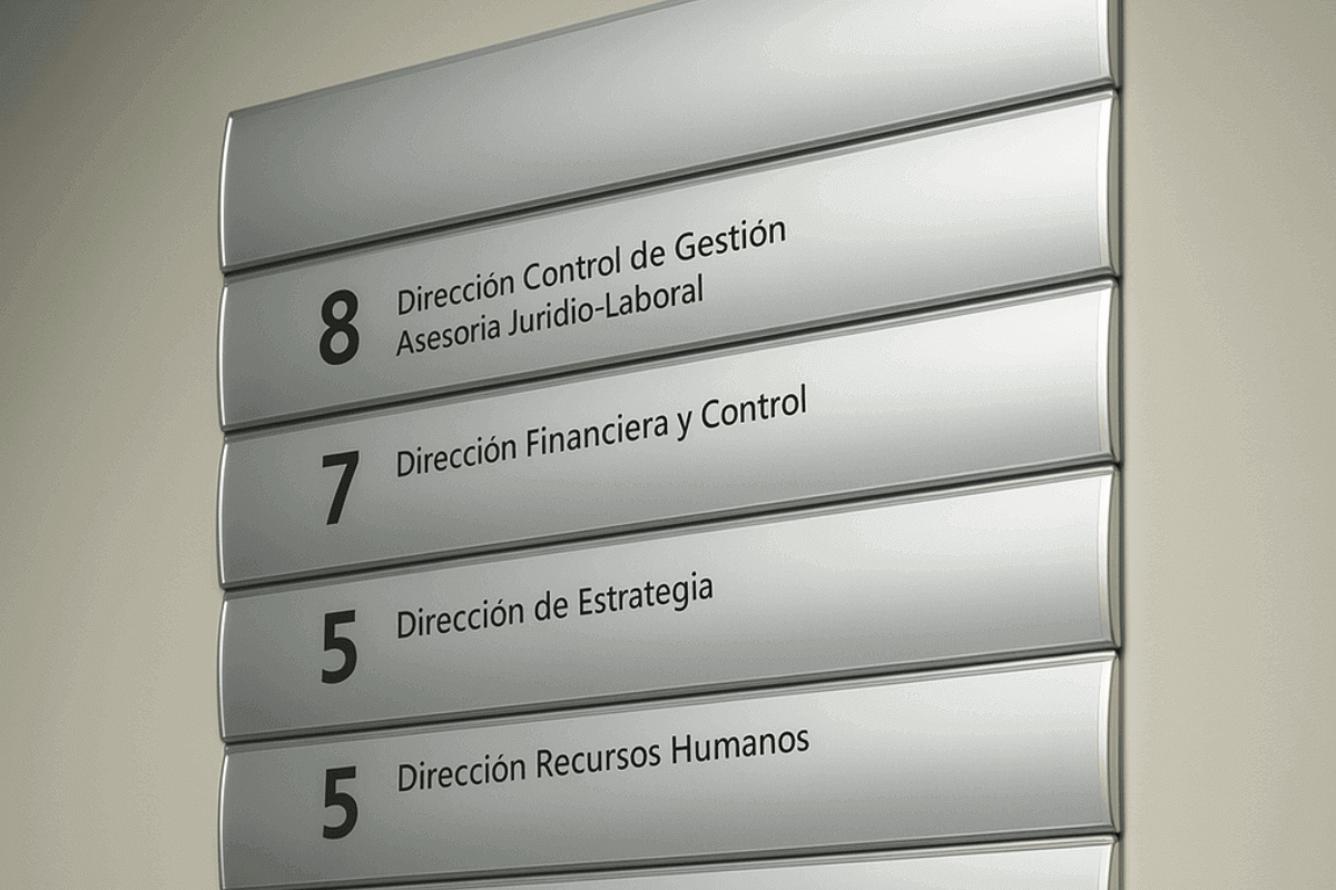 Corporate wall directory