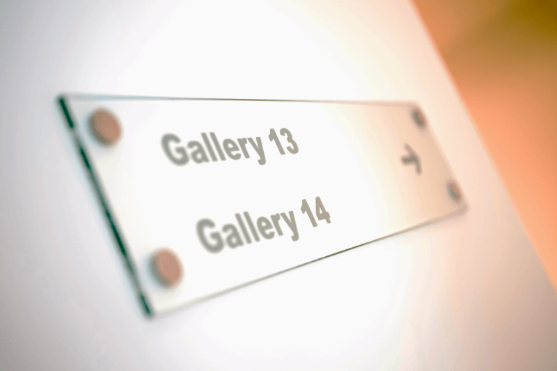 Directional and spatial signage