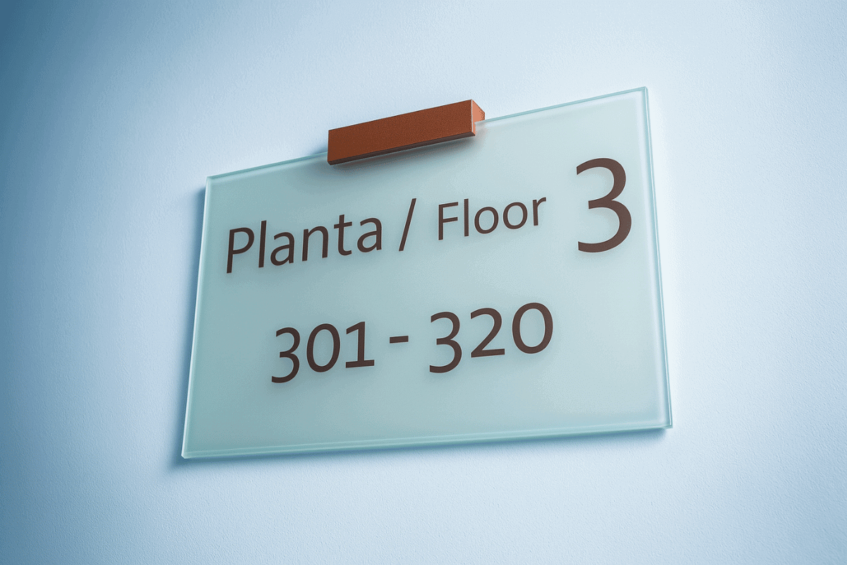 Room signage