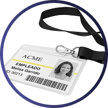  Tarjetas de acreditación 